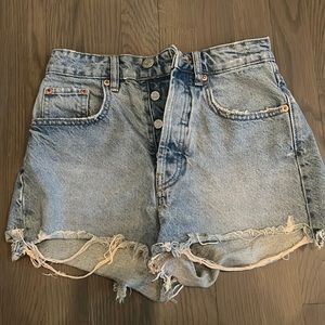 Zara denim shorts